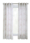 CommonWealthBlossom Light Filtering Grommet Curtain Panel 50" x 84" Blush