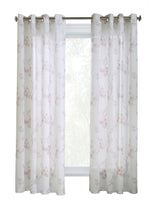 CommonWealthBlossom Light Filtering Grommet Curtain Panel 50" x 84" Blush