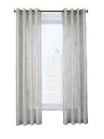 CommonWealthTriston Light Filtering Grommet Curtain Panel 50" x 63" Grey