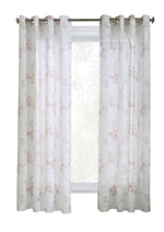 CommonWealthBlossom Light Filtering Grommet Curtain Panel 50" x 63" Blush