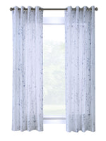 CommonWealthPrimavera Light Filtering Grommet Curtain Panel 52" x 84" White