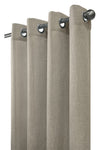 CommonWealthLimbourg Light Filtering Grommet Curtain Panel 52" x 108" Linen