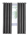 CommonWealthNavar Blackout Grommet Curtain Panel 54" x 84" Dark Grey