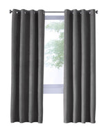 CommonWealthNavar Blackout Grommet Curtain Panel 54" x 84" Dark Grey