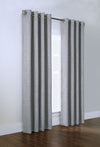 CommonWealthLinum Light Filtering Grommet Curtain Panel 50" x 95" Light Grey