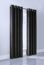 CommonWealthMinuit Room Darkening Grommet Curtain Panel 52" x 84" Black