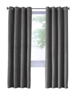CommonWealthNavar Blackout Grommet Curtain Panel 54" x 95" Dark Grey