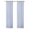 Seascapes Light Filtering Grommet Outdoor Panel Pair each 50" x 96" White