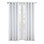 CommonWealthHarmony Light Filtering Grommet Curtain Panel 52" x 63" White