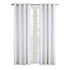 CommonWealthHarmony Light Filtering Grommet Curtain Panel 52" x 84" White