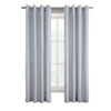 CommonWealthHarmony Light Filtering Grommet Curtain Panel 52" x 84" Silver