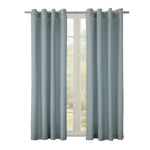 CommonWealthHarmony Light Filtering Grommet Curtain Panel 52" x 63" Blue