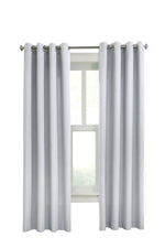 CommonWealthMargaret Light Filtering Grommet Curtain Panel 52" x 84" White