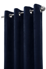 CommonWealthFestival Light Filtering Grommet Curtain Panel 52" x 108" Navy