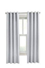 CommonWealthMargaret Light Filtering Grommet Curtain Panel 52" x 95" White