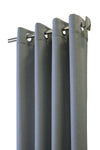 CommonWealthMargaret Light Filtering Grommet Curtain Panel 52" x 95" Grey