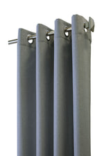 CommonWealthMargaret Light Filtering Grommet Curtain Panel 52" x 95" Grey