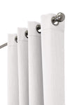CommonWealth Home Fashions Kelly Blackout Grommet Curtain Panel 52" x 63" White