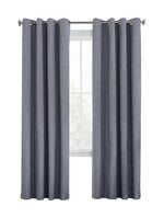 CommonWealth Home Fashions Maya Blackout Grommet Curtain Panel 52" x 63" Blue