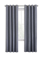 CommonWealth Home Fashions Maya Blackout Grommet Curtain Panel 52" x 95" Blue