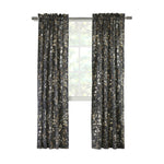Rockport Light Filtering Pole Top Curtain Panel Pair each 50" x 84" Dark Grey