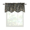 CommonWealthRockport Light Filtering Pole Top Flat Valance 50" x 18" Dark Grey