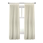 CommonWealthVentura Blackout Tab Top Curtain Panel Pair each 52" x 63" Natural