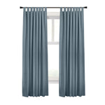 CommonWealthVentura Blackout Tab Top Curtain Panel Pair each 52" x 84" Blue