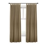 CommonWealthVentura Blackout Tab Top Curtain Panel Pair each 52" x 63" Pebble