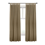 CommonWealthVentura Blackout Tab Top Curtain Panel Pair each 78" x 84" Pebble