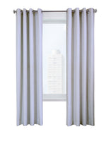 CommonWealthVentura Blackout Grommet Curtain Panel Pair each 78" x 84" White