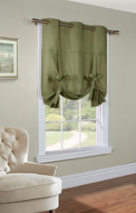 CommonWealthWeathermate Room Darkening Grommet Tie-up Curtain 40" x 63" Sage