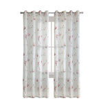 CommonWealthSymphony Light Filtering Grommet Curtain Panel 52" x 63" Rose