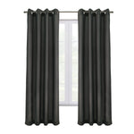 CommonWealthEdison Blackout Grommet Curtain Panel 52" x 84" Charcoal