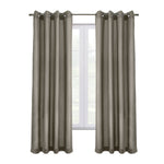 CommonWealthEdison Blackout Grommet Curtain Panel 52" x 84" Light Grey