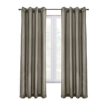 CommonWealthEdison Blackout Grommet Curtain Panel 52" x 95" Light Grey