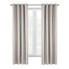 CommonWealthShadow Blackout Grommet Curtain Panel 52" x 84" Off-white
