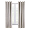 CommonWealthShadow Blackout Grommet Curtain Panel 52" x 95" Off-white