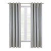 CommonWealth Home Fashions Shadow Blackout Grommet Curtain Panel 52" x 84" Grey