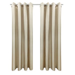 Seascapes Light Filtering Grommet Outdoor Panel Pair each 50" x 108" Linen