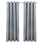 Seascapes Light Filtering Grommet Outdoor Panel Pair each 50" x 108" Alloy Grey