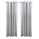 Seascapes Stripes Light Filtering Grommet Outdoor Panel Pair each 50" x 84"