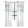 CommonWealthFloralie Light Filtering Grommet Curtain Panel 52" x 84" Olive Combo