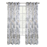 CommonWealth Home Fashions Alba Sheer Grommet Curtain Panel 52" x 84" Taupe