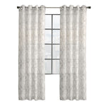 CommonWealthJenny Light Filtering Grommet Curtain Panel 52" x 95" Grey