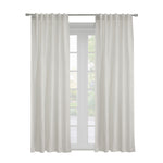Danbury Light Filtering Dual Header Curtain Panel 52" x 95" Off-white