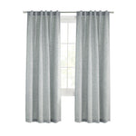 CommonWealthDanbury Light Filtering Dual Header Curtain Panel 52" x 95" Blue