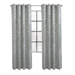 CommonWealthValencia Light Filtering Grommet Curtain Panel 52" x 84" Grey