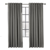 CommonWealthBaxter Blackout Dual Header Curtain Panel 52" x 95" Silver