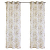CommonWealth Antigua Sheer Grommet Outdoor Curtain Panel 54" x 84" Yellow